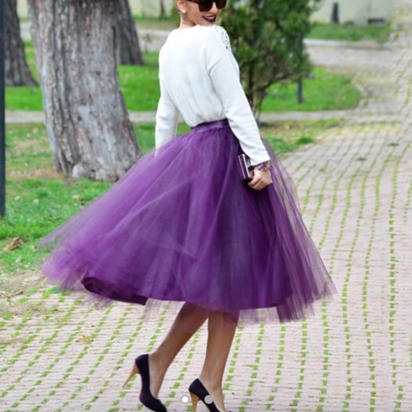 Charlotte Russe Dresses & Skirts - Charlotte Russe plum tutu